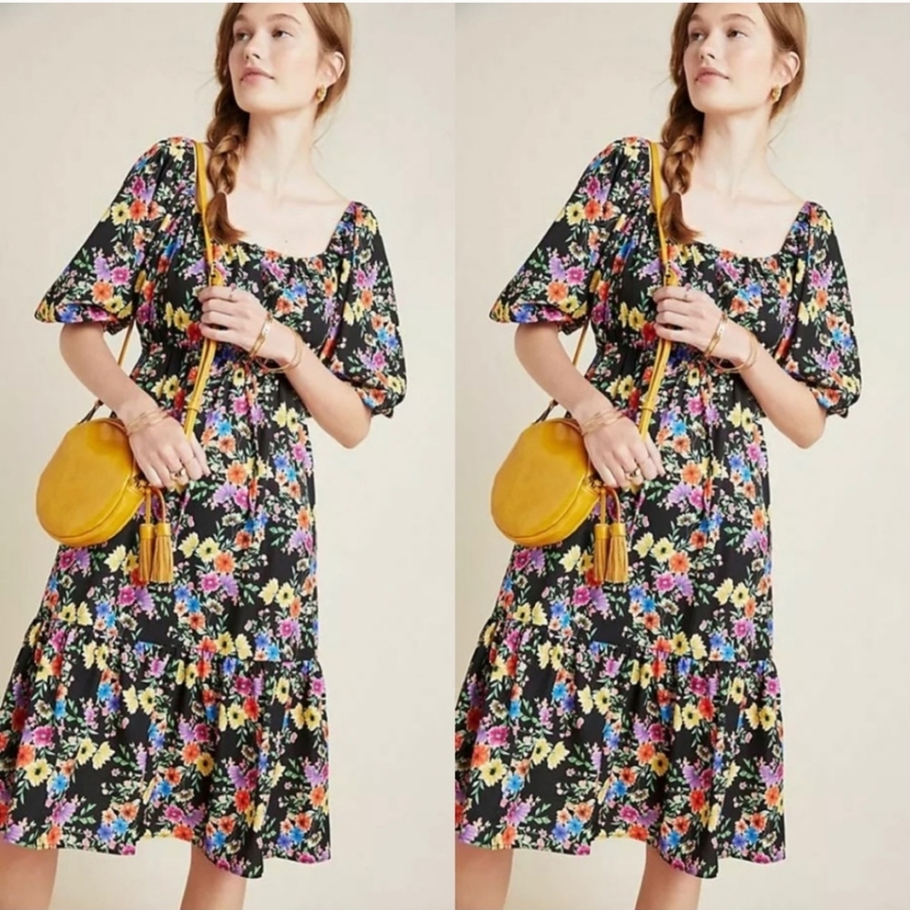 Women's Yumi Kim XL Dress Hestia Black Floral
